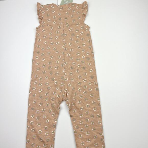 NWT H&M Organic Retro Daisy Floral Romper - Picture 7 of 7